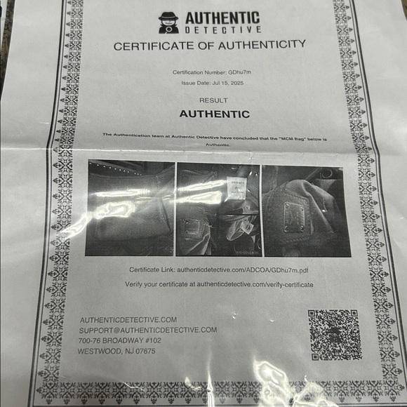 MCM Mini Hobo Leather Shoulder/Crossbody Bag Pre-Loved. Comes With COA - Picture 10 of 13